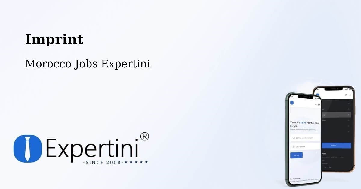 Imprint – Oued Ed Dahab - Morocco Jobs Expertini